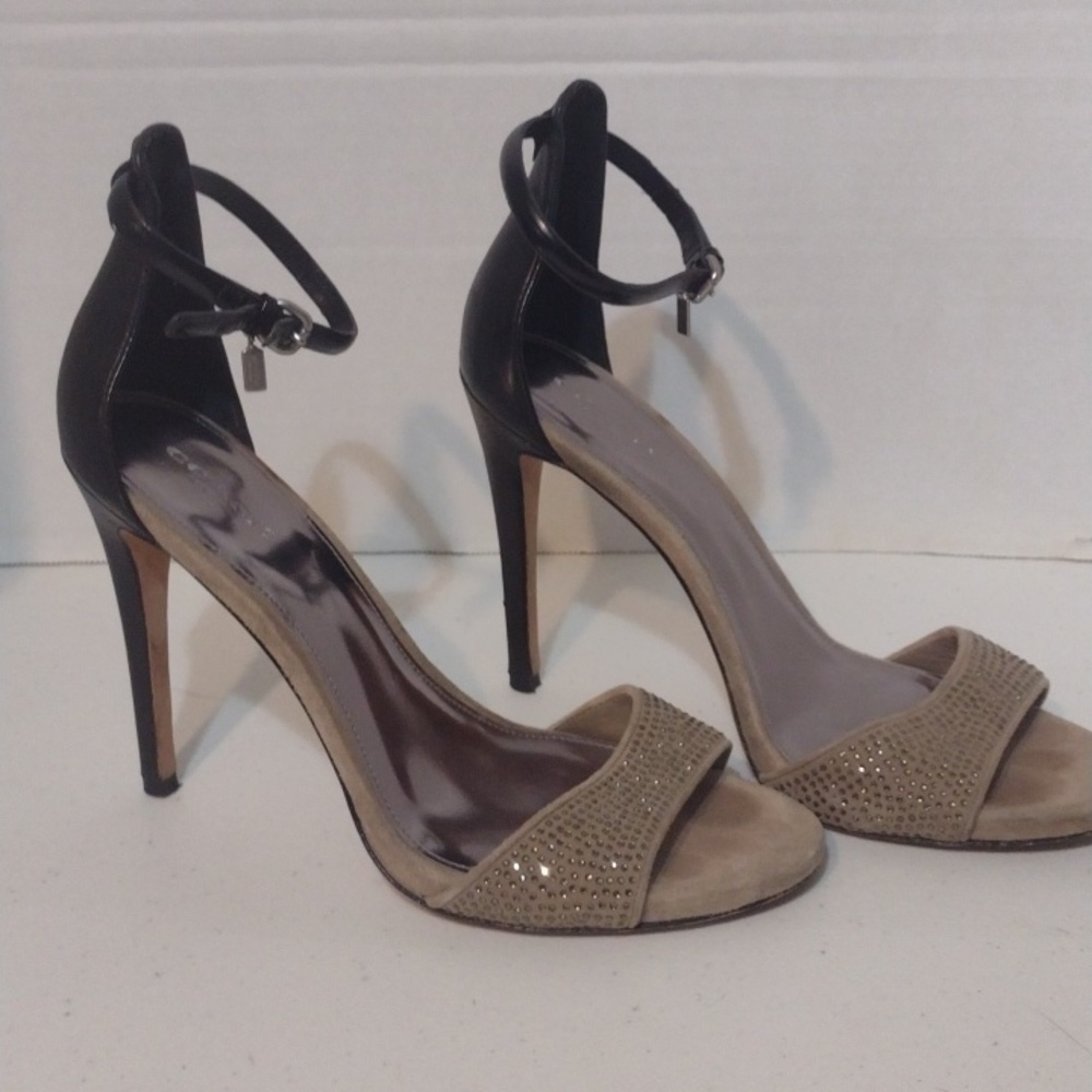 Coach bedazzled high heels size 9